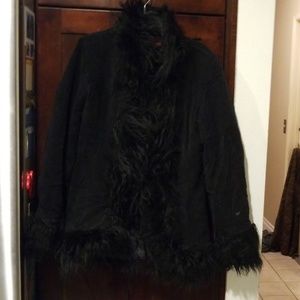 Vintage Velvet amd fur jacket